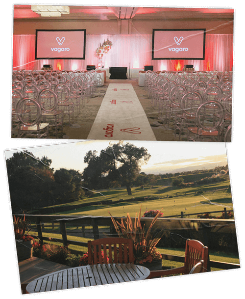 Two photos representing a past iconic venue and hinting at the venue for iconic.25